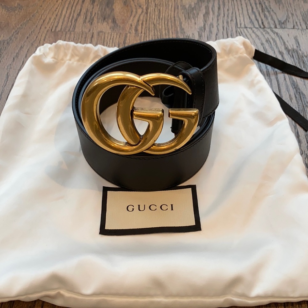 Gucci Marmont Double G Belt size 80